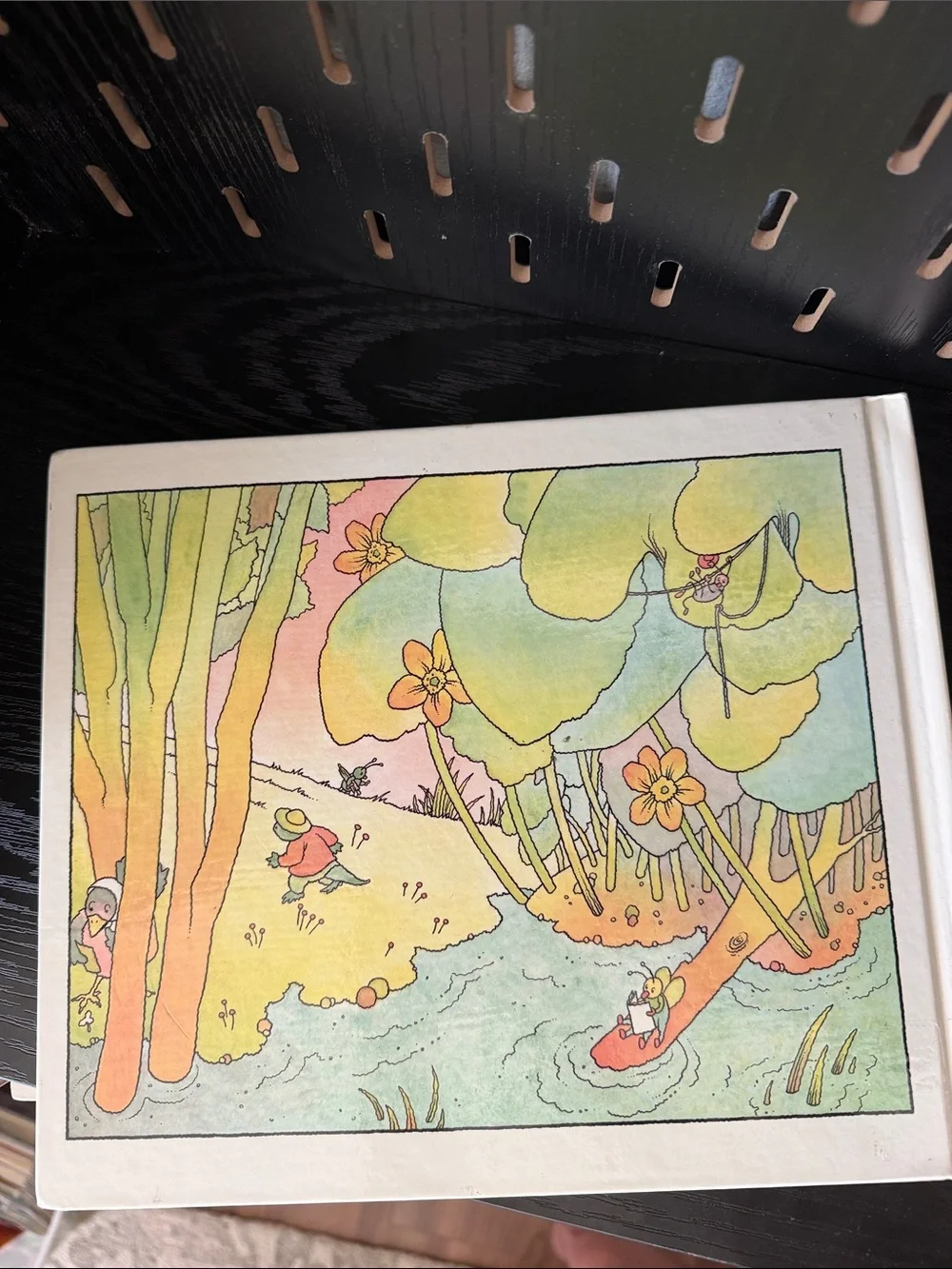 Frog Went A-Courting Hardcover Book - Pastel Multicolor